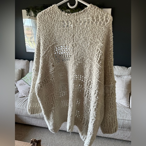 Free people oversized, knit Saturday Morning Cardigan - Picture 5 of 6